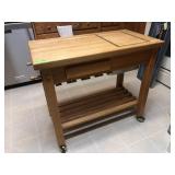 LE Gourmand kitchen island butcher block