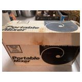 Portable Mixer/Apple Slicer