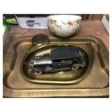 Brass trays car radio bowl