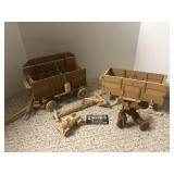 Wooden wagons