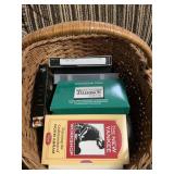 Basket of VHS Tapes