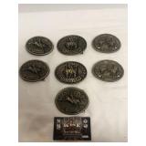 National finals rodeo Hesston belt buckles