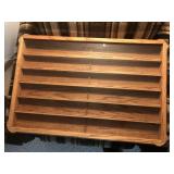 Oak Belt buckle display case