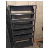 Metal garage shelf
