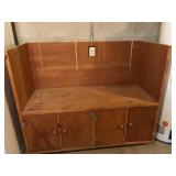 Wooden storage cabinet