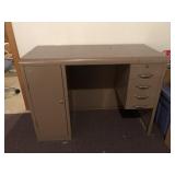 Small metal desk