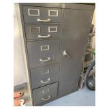 Metal Cabinet. 30&1/2"W. 17" Deep 51" Tall