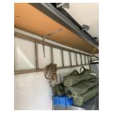 Wooden Ladder. 12 ft. Chairs not included