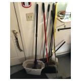 Brooms and mops