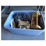 Bosch sander and tote contents