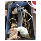 Tray of miscellaneous hardware