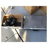 Coleman camp stove and bottles