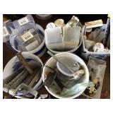 5 Pails of garage items