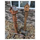 2- Garden bird houses