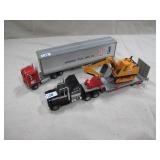 ATL Semi/ lowboy with Excavator