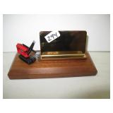 Steam Shovel Business Card Holder
