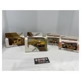 John Deere and IH construction toys.