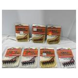 Seven Ertl diecast six bottom plow