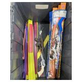 Hot wheel tracks and Toy guns