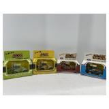 Ertl diecast tractors Massey Ferguson, Ford,