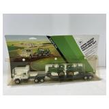 John Deere equipment hauling set