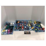 Trays of hot wheels