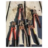18 inch and 14 inch bolt cutters
