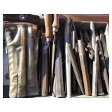 2 Tins of punches and chisels