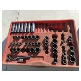 Various 3/8 drive socket