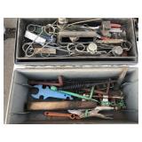 Craftsman plastic toolbox with torch tools