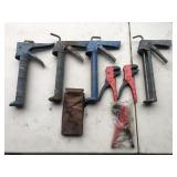 Wire strippers and caulk guns