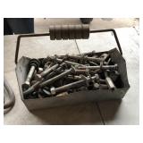 Toolbox full of bolts