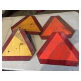 Slow moving vehicle signs