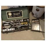 Socket set and drillbits