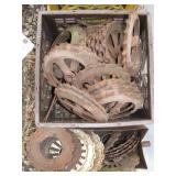 Vintage planter plates