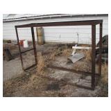 rectangular metal stand