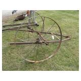 steel wheel wagon axle
