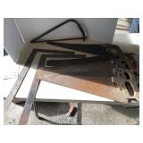 Hand saws and squares