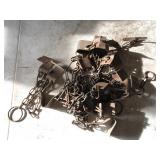 Cattle foot milking holders