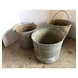 Galvanized pails