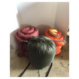 3- sleeping bags