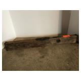 Vintage fat 2 foot wooden level