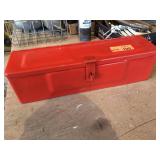 Tractor fender toolbox