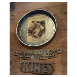 Vintage tray and name placards