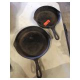 Cast iron pans