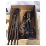 Fence snips and tin shears