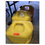 3- Diesel fuel jugs