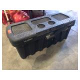 Large plastic toolbox & contents