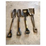 Shovels and spades