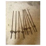 Electric fence posts